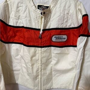 Harley-Davidson Red and Cream Jacket